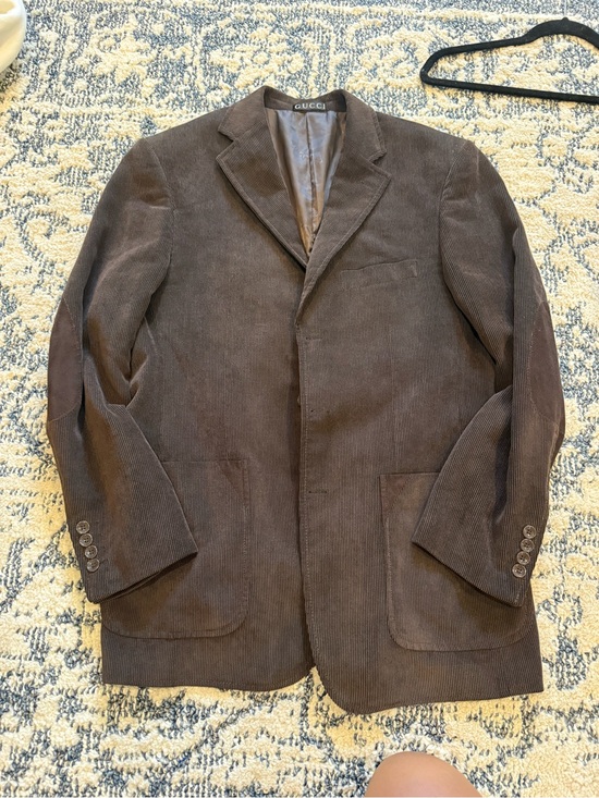 Gucci Other - Gucci Brown Corduroy Sport Coat Blazer